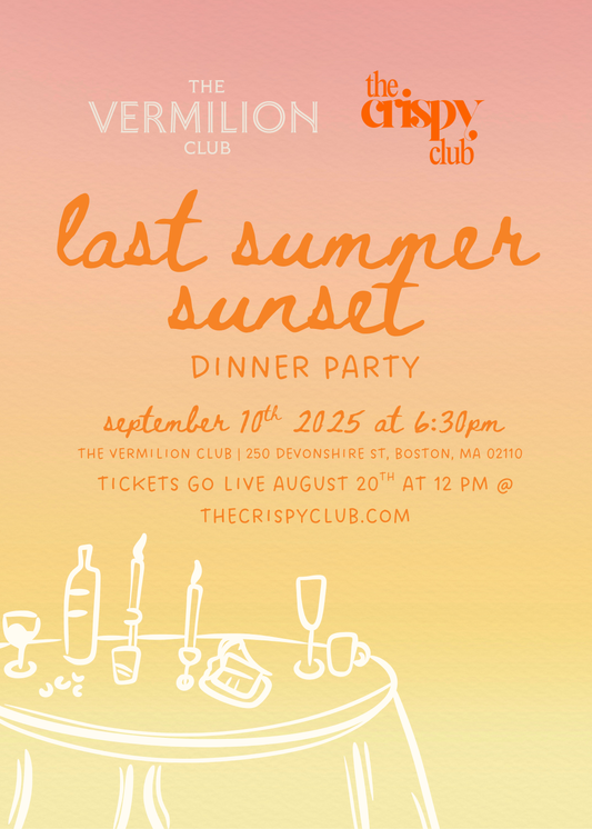 Crispy Club Meet Up x The Vermillion Club